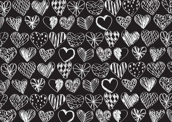 Valentines Day Heart Background  design