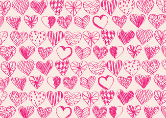 Valentines Day Heart Background  design