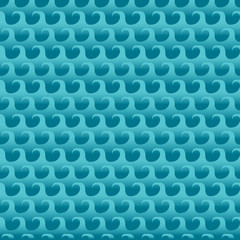 Fototapeta na wymiar Seamless Wave Pattern