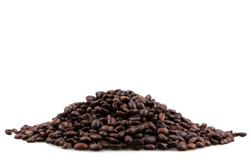 Coffee Beans Isolated On White