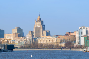 Fototapeta premium View on Savvinskaya embankment