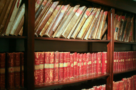 W starej bibliotece