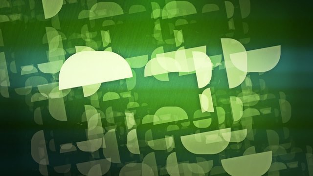 green background with geometric figures
