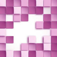 Vector Abstract pink Squares Background