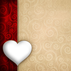 Valentine's Day Card background template