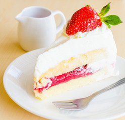 Cake strawberry