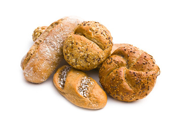 mix of breads