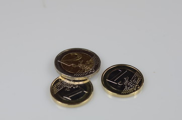 frische Euromünzen