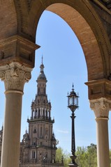Obraz premium Tower of Spain Square