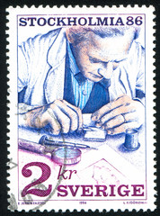 Stamp engraver