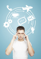 thinking man