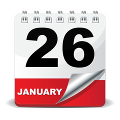 26 JANUARY ICON