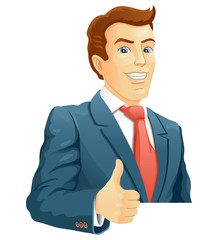 Smiling businessman