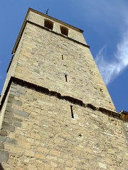 Fototapeta premium torre de la iglesia de san miguel en segovia