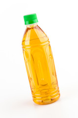 Tea bottle isolated white background