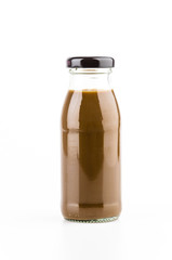 Coffee bottle isolated white background