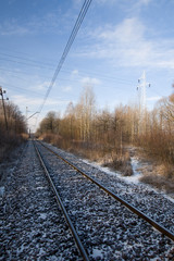 infrastruktura kolejowa, zima