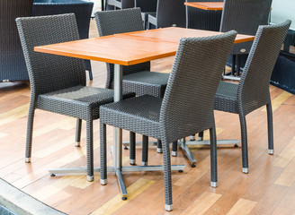 Table and chair