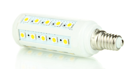 LED light bulb isolated on white