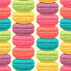 stacks of colored macaroons