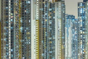 Fototapeta na wymiar Public housing in Hong Kong