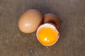brown eggs