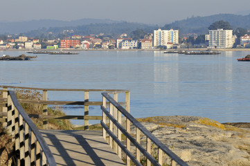 Vilanova de Arousa in the heart of Arosa estuary