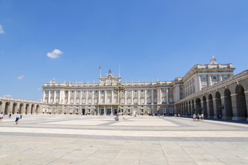 Obraz premium Palacio Real in Madrid, Spain