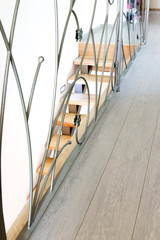 Fence and stairs
