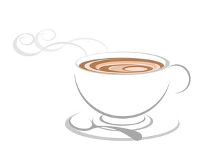 Coffee cup icon, vector.