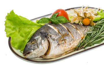 Grilled dorada