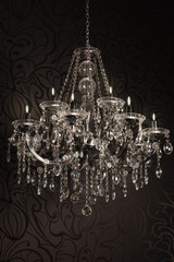 Traditional crystal lamp