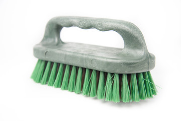 Cleaning brush isolated on white background