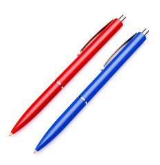 Ballpoint pen isolated on white background cutout