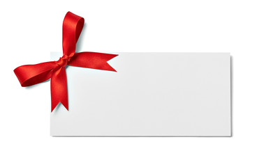 ribbon bow card note chirstmas celebration greeting