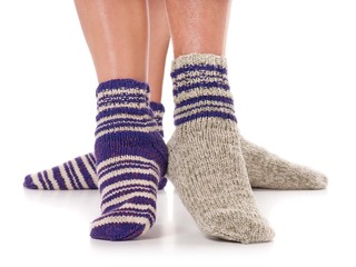 Knitted socks