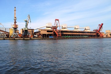 Fototapeta na wymiar cargo port