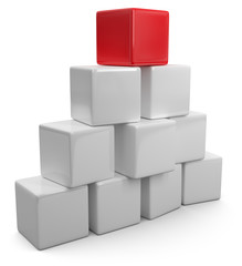 Obraz premium Pyramide Anführer