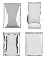 aluminum foil bag package template food