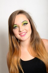 Fototapeta premium Young smiling girl