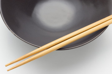 Chopsticks in a bowl