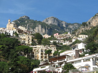 Fototapeta na wymiar Włochy - Kampania - Positano - Wybrzeże amalfitaine