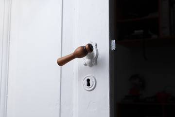 What is behind the door