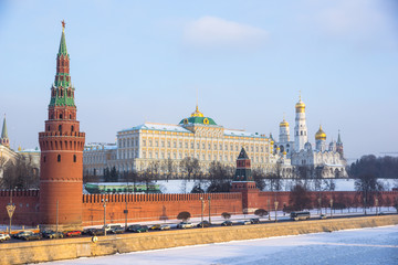Obraz premium Winter in Moscow - Kremlin