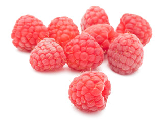 Fresh raspberries