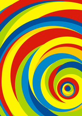 Fototapeta na wymiar abstract background colored stripes circle