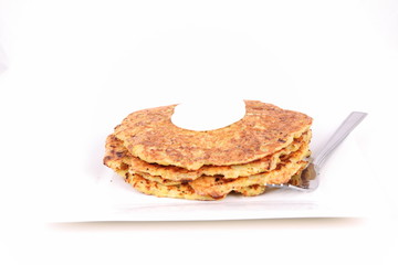 Potato Pancakes with cream