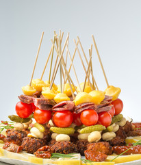 vegetable canape
