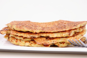 Potato Pancakes with cream