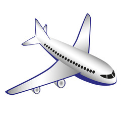 Vector illustration of airplane